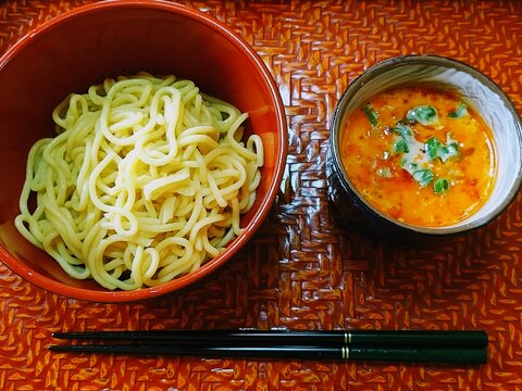 豆乳ラー油のつけ麺